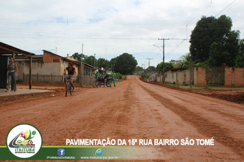 Foto - PAVIMENTAÇÃO DA 15ª RUA BAIRRO SÃO TOMÉ