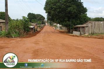 Foto - PAVIMENTAÇÃO DA 15ª RUA BAIRRO SÃO TOMÉ