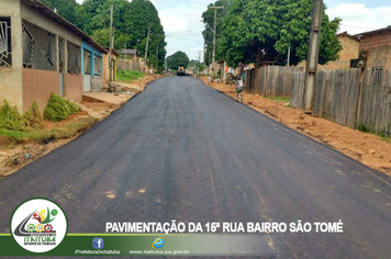 Foto - PAVIMENTAÇÃO DA 15ª RUA BAIRRO SÃO TOMÉ