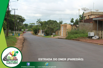 Foto - PAVIMENTAÇÃO DA ESTRADA DO DNER