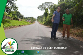 Foto - PAVIMENTAÇÃO DA ESTRADA DO DNER