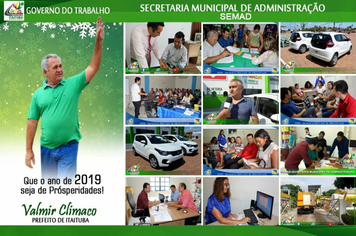 Foto - PREFEITURA 365 DIAS DE TRABALHOS EM 2018