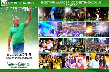 Foto - PREFEITURA 365 DIAS DE TRABALHOS EM 2018