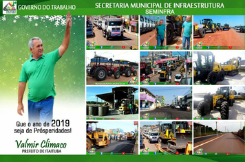 Foto - PREFEITURA 365 DIAS DE TRABALHOS EM 2018