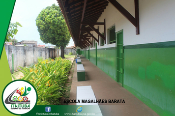 Foto - PREFEITURA FAZ REVITALIZAÇÃO EM SEIS ESCOLAS MUNICIPAIS