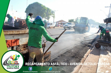 Foto - RECAPEAMENTO DA AVENIDA GETÚLIO VARGAS