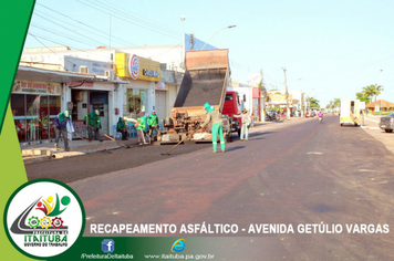 Foto - RECAPEAMENTO DA AVENIDA GETÚLIO VARGAS