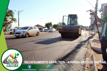 Foto - RECAPEAMENTO DA AVENIDA GETÚLIO VARGAS