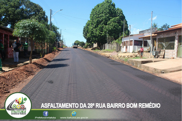 Foto - SEMINFRA CONCLUI ASFALTAMENTO DA 28ª RUA