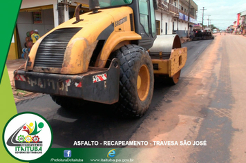 Foto - SEMINFRA EM AÇÃO - RECAPEAMENTO ASFÁLTICO