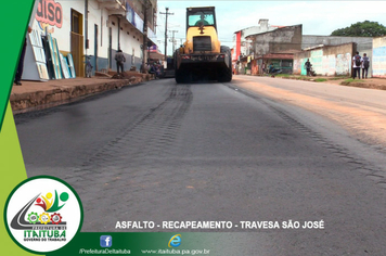 Foto - SEMINFRA EM AÇÃO - RECAPEAMENTO ASFÁLTICO