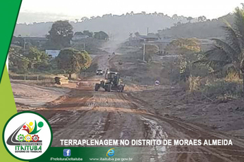 Foto - SEMINFRA EM AÇÃO NO DISTRITO DE MORAES ALMEIDA