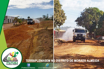 Foto - SEMINFRA EM AÇÃO NO DISTRITO DE MORAES ALMEIDA