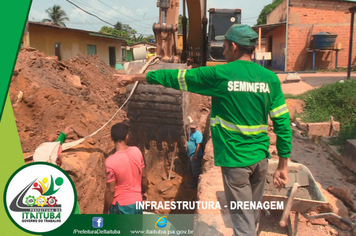 Foto - SEMINFRA REALIZA OBRAS E SERVIÇOS NA CIDADE E NO INTERIOR