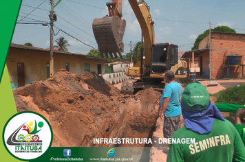 Foto - SEMINFRA REALIZA OBRAS E SERVIÇOS NA CIDADE E NO INTERIOR