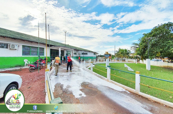 Foto - SEMSA REALIZA MAIS UMA ETAPA DE DESINFECÇÃO NA CIDADE