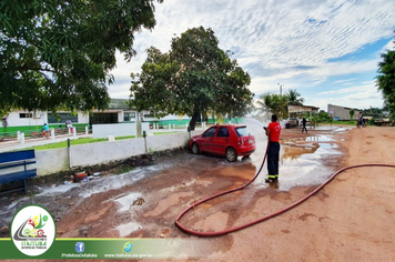 Foto - SEMSA REALIZA MAIS UMA ETAPA DE DESINFECÇÃO NA CIDADE