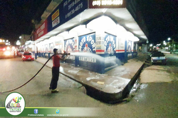 Foto - SEMSA REALIZA MAIS UMA ETAPA DE DESINFECÇÃO NA CIDADE