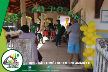 Foto - SETEMBRO AMARELO - SECRETARIA DE SAÚDE