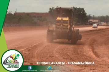 Foto - TRANSAMAZÔNICA IRÁ RECEBER MAIS UMA ETAPA DA OBRA