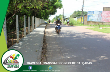 Foto - TRAVESSA TRANSGALEGO RECEBE CALÇADAS