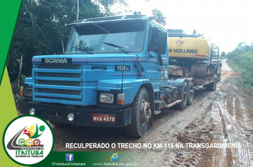 Foto - TRECHO CRÍTICO DA TRANSGARIMPEIRA
