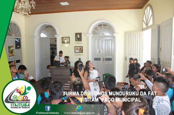 Foto - TURMA DE ALUNOS MUNDURUKU DA FACULDADE DO TAPAJÓS
