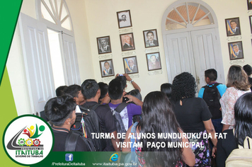 Foto - TURMA DE ALUNOS MUNDURUKU DA FACULDADE DO TAPAJÓS