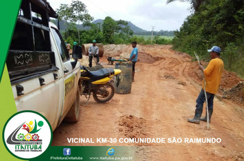 Foto - VICINAL QUILOMETRO 30 - COMUNIDADE SÃO RAIMUNDO