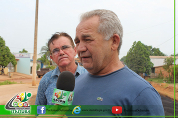 Foto - VISITAM OBRAS DA 34ª RUA