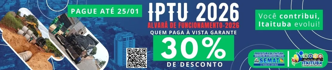 IPTU E ALVARÁ 2026