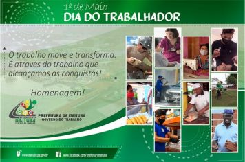 1º DE MAIO - DIA DO TRABALHADOR