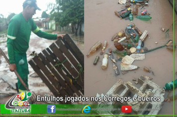 NÃO PODEMOS EVITAR OS DESASTRES NATURAIS, MAS PODEMOS CUIDAR PARA EVITAR QUE OS DANOS SEJAM MAIORES.