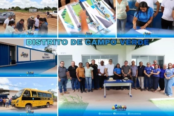 DISTRITO DE CAMPO VERDE SE DESENVOLVE CADA VEZ MAIS COM INVESTIMENTOS EM OBRAS E SERVIÇOS DA PREFEITURA DE ITAITUBA.