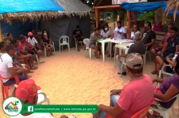 SEMCULTE REÚNE COM CATRAEIROS E BARRAQUEIROS NA PRAIA DO PARANÁ MIRI SINALIZANDO O INÍCIO DO ITA VERÃO PARA O DIA 15 DE AGOSTO DE 2021