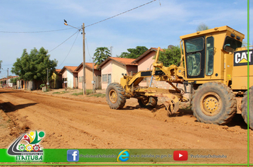 RUAS DO CONJUNTO HABITACIONAL VIVA ITAITUBA PREPARADAS PARA RECEBER A CAMADA ASFÁLTICA.