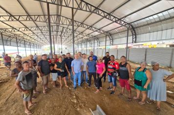 PREFEITO VISITA A OBRA DA FEIRA BEIRA RIO