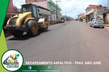 RECAPEAMENTO DA TRAVESSA SÃO JOSÉ NO TRECHO DO BAIRRO BOM REMÉDIO