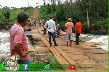 PONTE DO ITAPACURÁ JÁ ESTÁ RECUPERADA.