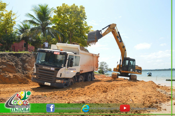 OS TRABALHOS JÁ COMEÇARAM PARA A CONSTRUÇÃO DO CAIS DE ARRIMO DE BARREIRA.