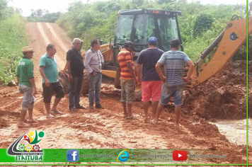 ESTRADA DO TRANSFARTURÃO RECEBE BUEIROS