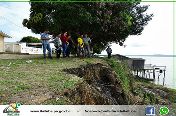 PREFEITURA DÁ INÍCIO AOS TRABALHOS COM VISITA TÉCNICA PARA O TERMO DE REFERÊNCIA DA CONTRATAÇÃO DA OBRA DA ORLA DE BARREIRAS.