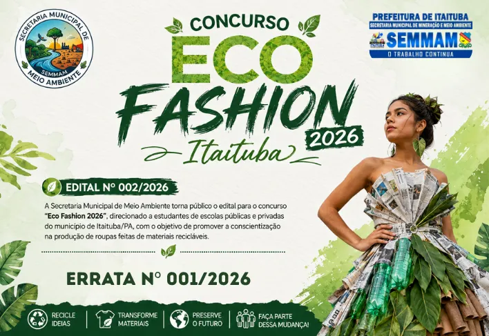 ERRATA N° 001/2026 - CONCURSO ECO FASHION 2026