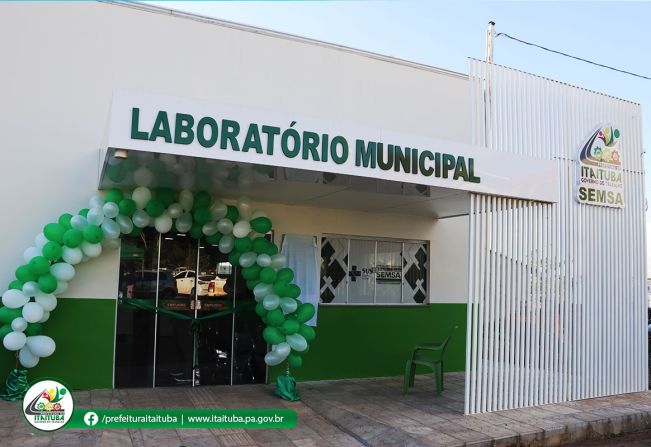 NOVO LABORATÓRIO MUNICIPAL INAUGURADO!!