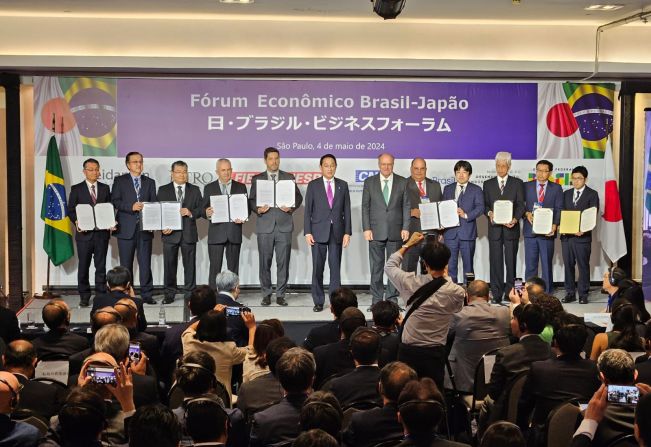 PREFEITO VALMIR CLIMACO PARTICIPOU DO FÓRUM ECONÔMICO BRASIL JAPÃO 2024, EM SÃO PAULO.