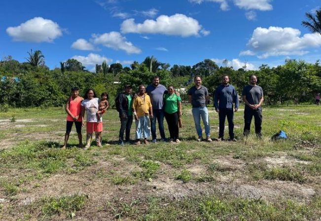 Visita técnica da Secretaria Municipal de Educação as Escolas Indígenas do município