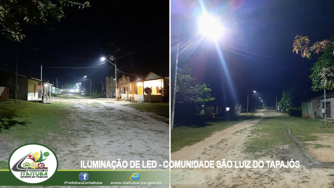 ILUMINAÇÃO DE LED CHEGA AOS BAIRROS MAIS DISTANTES E COMUNIDADES DO MUNICÍPIO