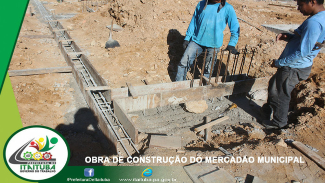 AVANÇAM AS OBRAS DO MERCADO MUNICIPAL BEIRA RIO