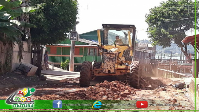 BAIRRO SÃO JOSÉ RECEBE FRENTE DE TRABALHO DA SEMINFRA 