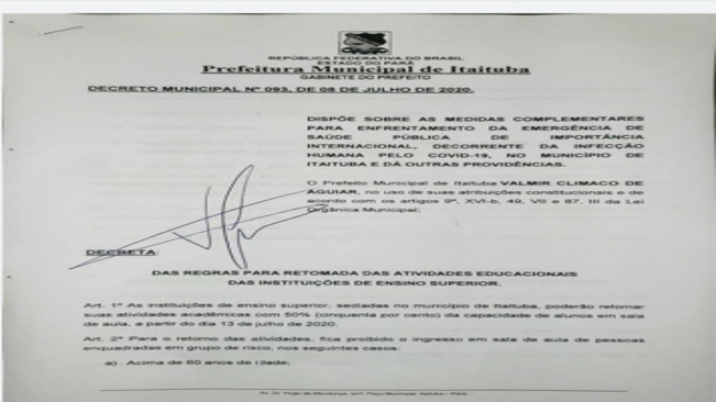 DECRETO MUNICIPAL N°093/2020